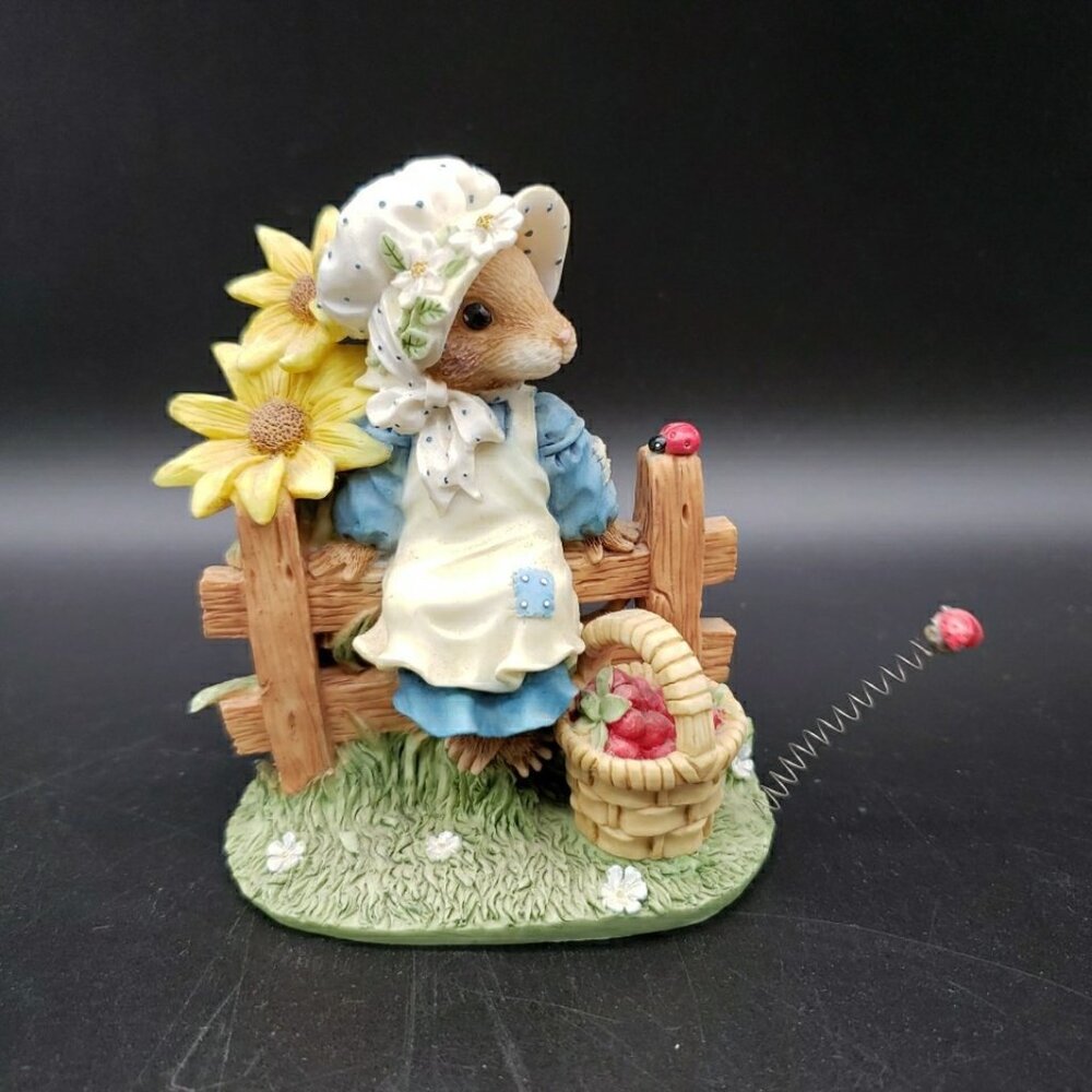 Priscilla Hillman Enesco Ladybug Ladybug Fly Away Home Figurine Vintage Cute